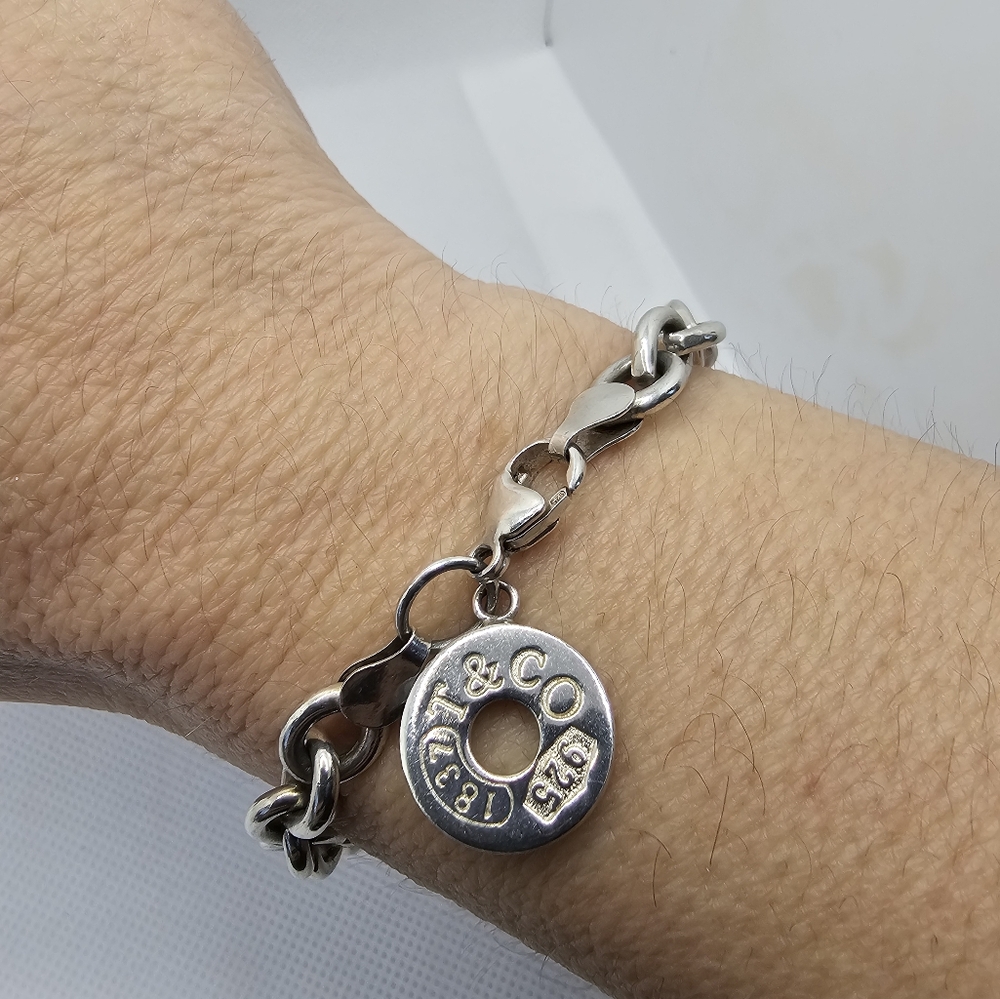 Authentic Tiffany and Co. Sterling Silver Charm Bracelet! - Picture 11 of 14